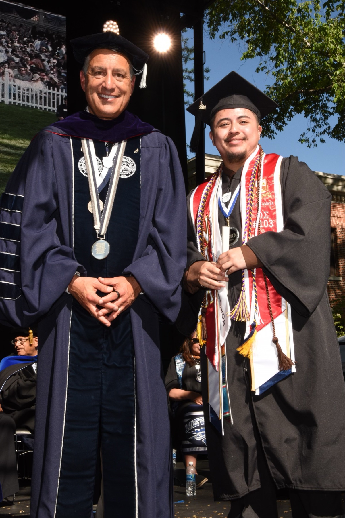 Brothers at graduation